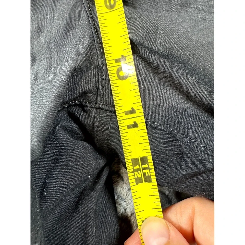 Eddie Bauer‎ Fleece Lined Tech Pants Mens 36x32 Black Nature Outdoor Workwear